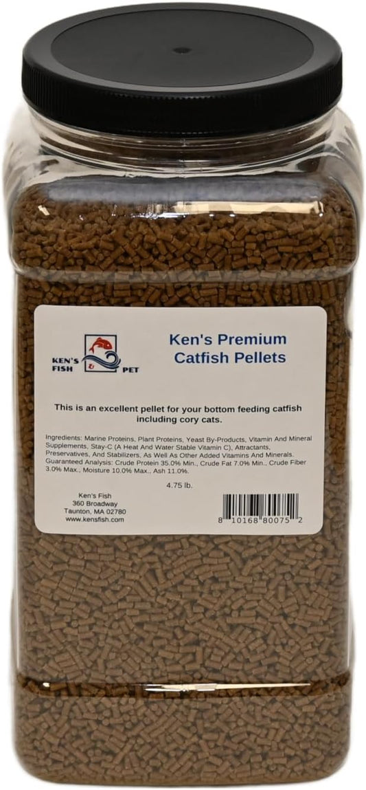 Premium Catfish Pellets 4.75 lb. Jar