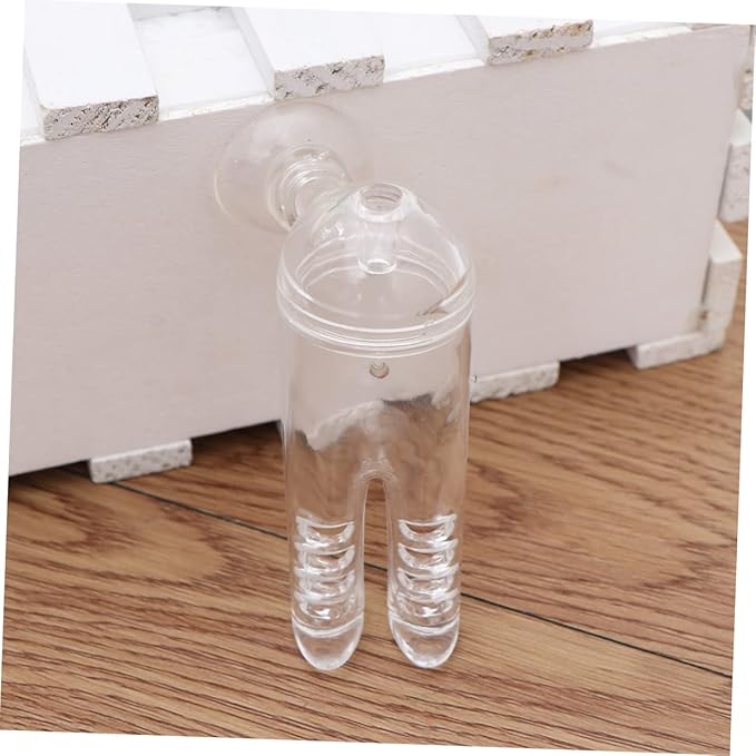 BESPORTBLE Aquarium Automatic Fish Feeder with Cover Pants Shaped Feeding Cup for Shrimp Eggs Fish Feeder Bowl for Freshwater Tanks
