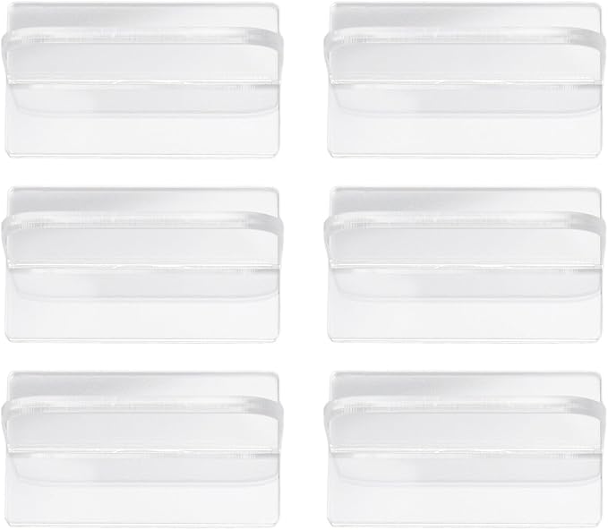 Aquarium Lid Handle, 6Pcs Aquarium Cover Handle Secure Grip Transparent Aquarium Lid Pull Handle Acrylic Fish Tank Cover Handle Replacement Handle for Aquarium for Home