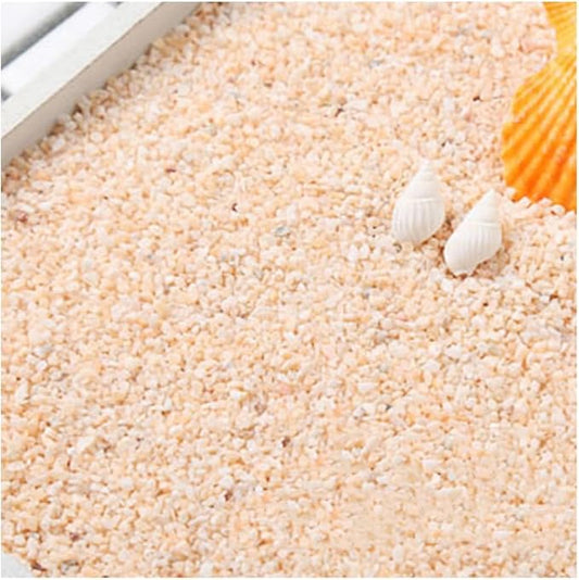 30g Crushed Stone Mini Crystal Chips Decorative Pebbles Gravel Irregular Gemstones Filling Gravel for Water Fountain Sand Landscape Fish Tank Garden (Light Orange(1-2mm))