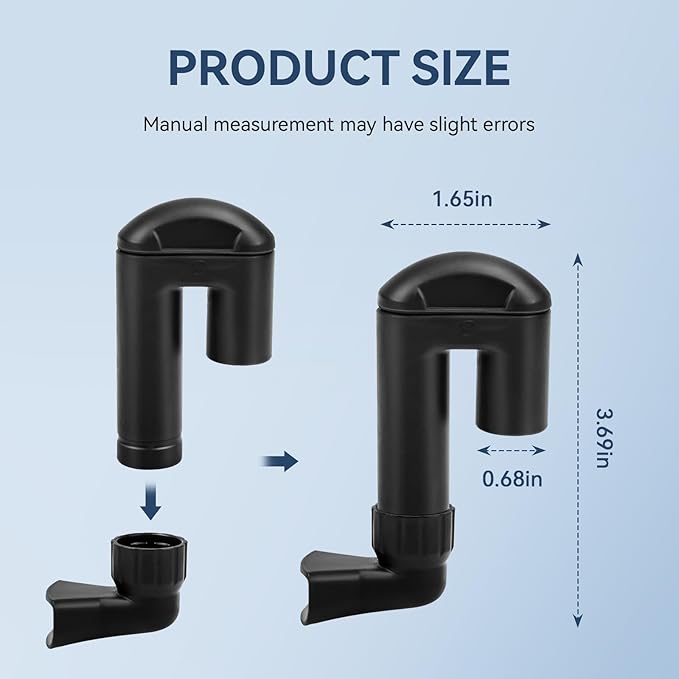 07 Output Nozzle Replacement for Fluval 107, 207, 307, 407 Range of External Performance Filter, Canister Filter Output Nozzle for Fluval Replacement Parts