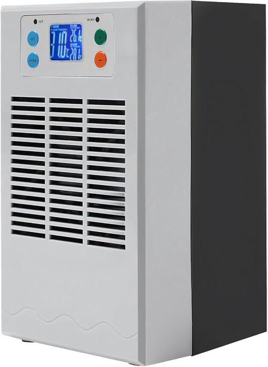 100W Fish Tank Water Cooler Aquarium Water Chiller with LED Display and Quiet Operation (35-45dB), 30L/7.93GAL Hydroponic Water Cooler for Fish Tanks, Aquatic Organisms