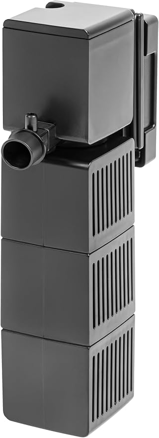 Sicce Shark Pro Nano 250 Internal 65 GPH Aquarium Power Filter up to 13 Gallon Aquariums | Quiet Spray Bar Mini Fish Turtle Pond Tank