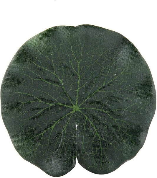Sheens 10Pcs Aquarium Artificial Lotus Leaf, Fish Tank Water Landscape Decoration Simulation Plastic Floating Lotus Leaves for Freshwater Saltwater Aquarium