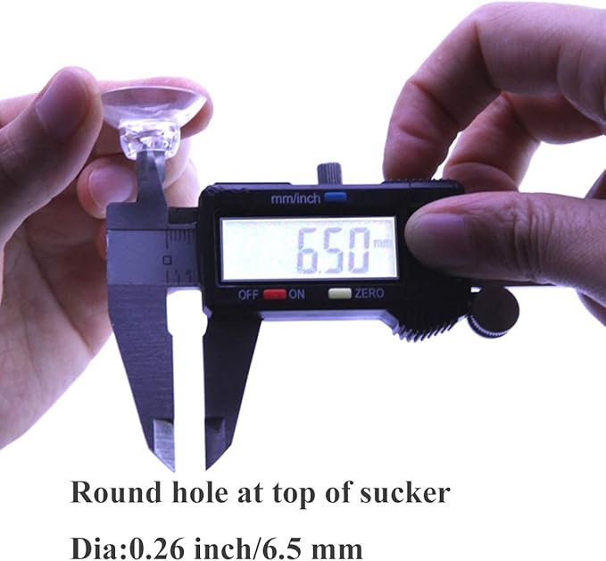 Aquarium Suction Cup Clips with Zip Cable Ties, 8 Pieces, Fit for Binding Moss Shrimp Nest Dodging Nest
