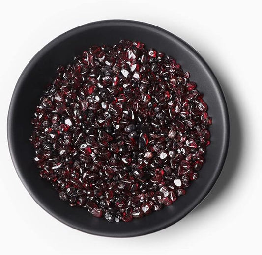 3-5MM Natural Stone Gravel Quartzs Agat Jaspers Chips Minerals Tumbled Specimen Stone Home Aquarium Decoration,NO.12 Garnet,20g