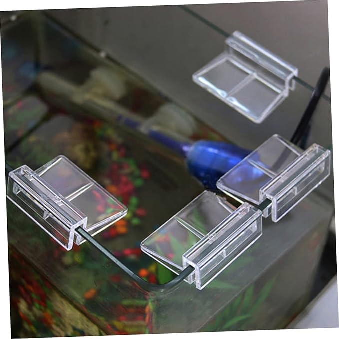 BESPORTBLE 2sets Aquarium Tools Acrylic Fish Tank Cover Support Bracket Frame 6mm-12mm Practical 12pcs*2