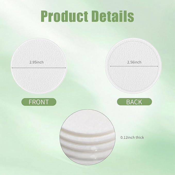 TINSKY 24 Pcs 2.5" Monotub Adhesive Filter Disks-3MM Thick Monotub Filter Discs-Monotub Filters for Mushroom Growing Supplies Filter Pad Replacements