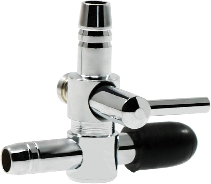 8 Pieces One-Way Aquarium Air Flow Control Lever Valve Distributor Splitter Pump Accessories Set for Fish Tank