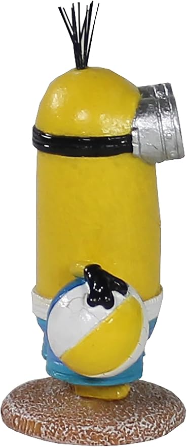 Penn-Plax Minions Officially Licensed Aquarium Ornament – Beach Buddy Kevin – Safe for Freshwater and Saltwater Fish Tanks – Small