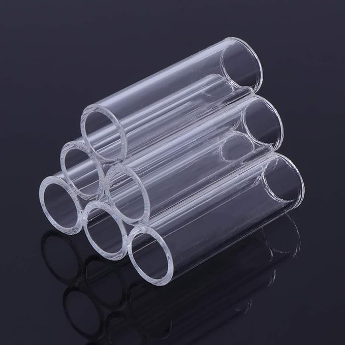 Aquarium Shrimp Shelter Tube Cave Clear Acrylic Habitat Breeding House Fish for Tank Decor 3 or 6 Tubes Betta Hideo Aquarium Heater Light Thermometers Gravel Sand Decorations