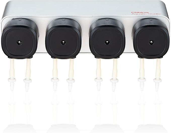 Chihiros Aquarium Dosing Pump - Precision Dosing Pumps for Reef Aquariums - Ideal for Reef Dosing Supplements and Water Treatments - 12V DC Dosing Pump for Aquarium Tanks