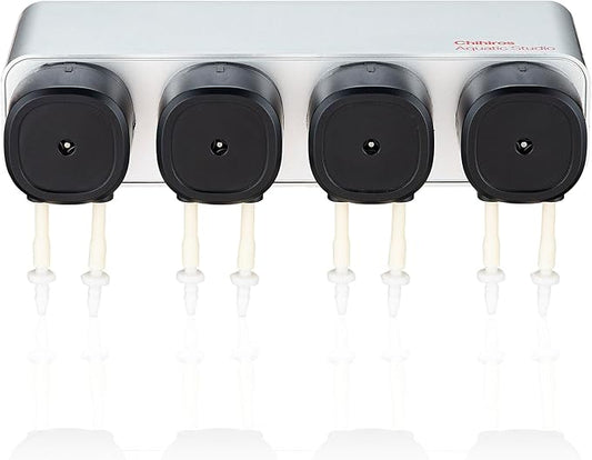 Chihiros Aquarium Dosing Pump - Precision Dosing Pumps for Reef Aquariums - Ideal for Reef Dosing Supplements and Water Treatments - 12V DC Dosing Pump for Aquarium Tanks