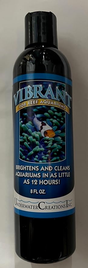 Vibrant Underwater Creations Reef Coral Aquarium AIgae EIiminater Fish Food (8 OZ ReefSAFE)