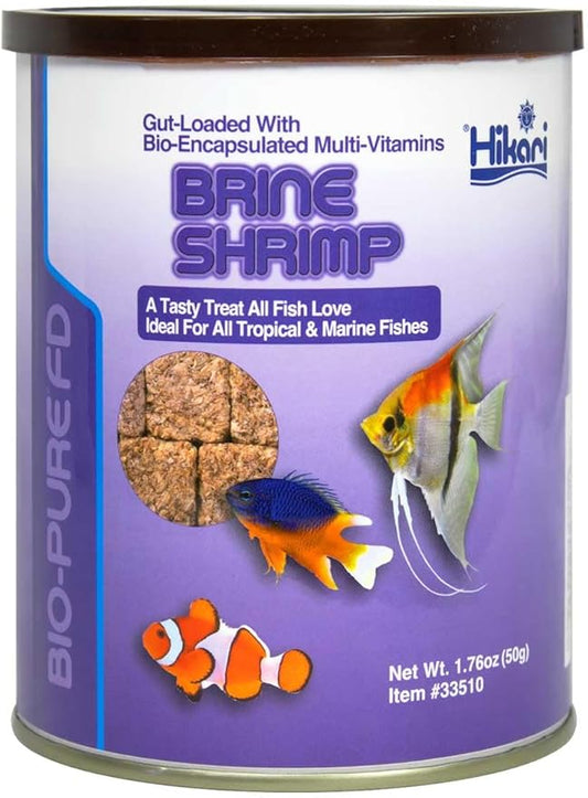 Hikari Bio-Pure Freeze Dried Brine Shrimp for Pets, 1.76-Ounce