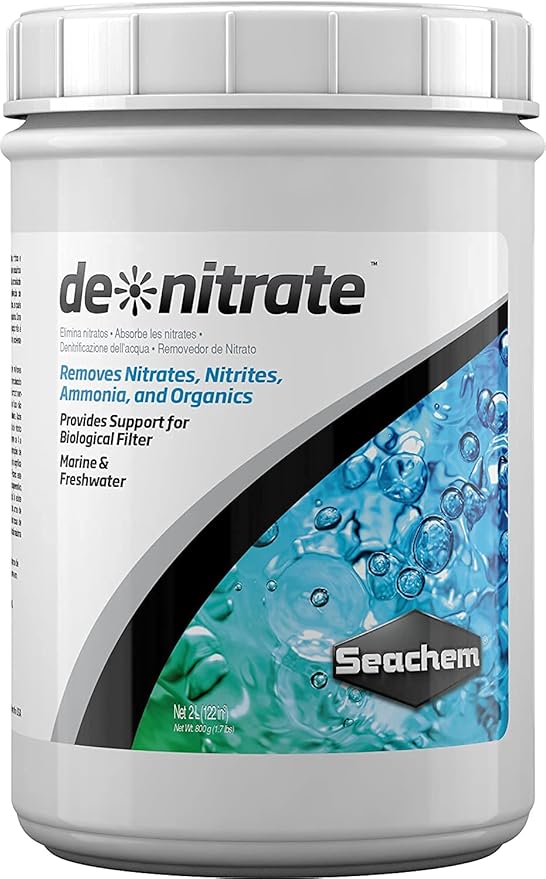 De-Nitrate - Nitrate Remover for Aquariums 2 Liter - Includes Attached DBDPet Pro-Tip Guide