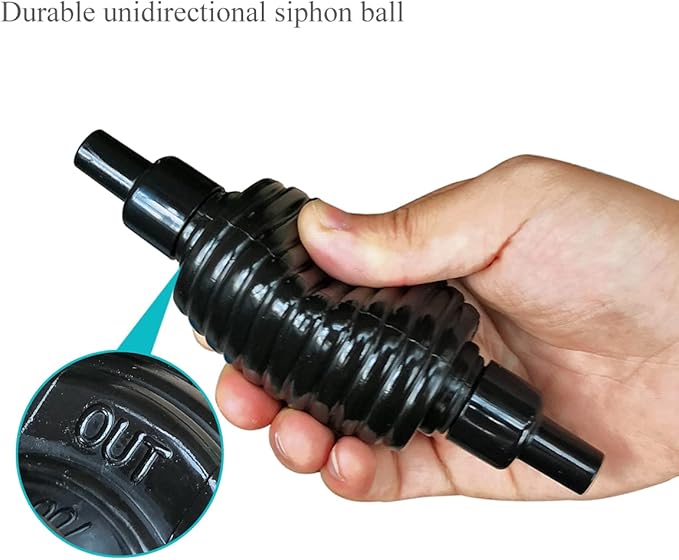Laifoo 25ft Aquarium Vacuum Gravel Cleaner Fish Tank Cleaner Siphon Water Changer