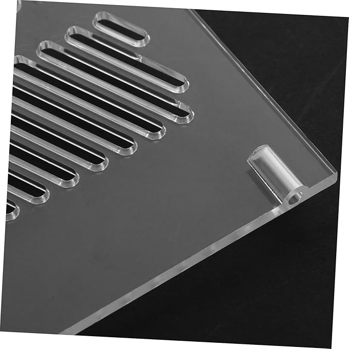 ORFOFE Aquarium Sand Barrier Fish Tank Partition Plate Acrylic Grid Divider Pump Protection Environment