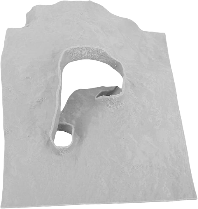 MAVIS LAVEN Aquarium Decorations Cave, 3D Printed Fishtank Hideaway Ornament with Intricate Details for Home, Safe PETG Material 6.89 x 5.51in (Gray)