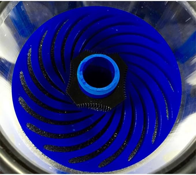 White 4-18 Filter Media Chamber Reactor for Aquarium | High Media Volumes with Evenly Distributed Flow Maximize Water Media Contact Time for Freshwater & Saltwater Marine Reef Fish Tank