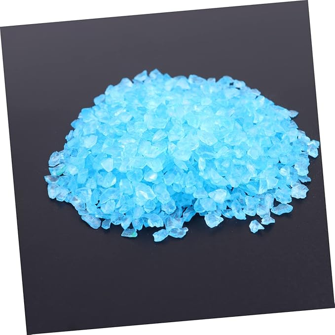 GARVALON 2pcs Colored Glass Sand for Landscapes and Aquariums Decorative Sand for Fish Tanks and Craft Projects