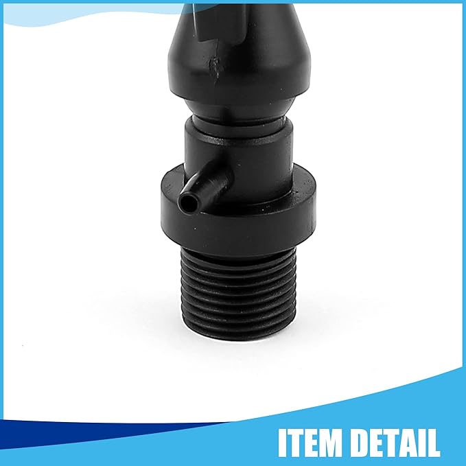 Aquarium Nozzle Water Outlet, Duckbill Nozzle Water Outlet Return Pipe Plumbing for Aquarium Fish Tank(Black, 2Pcs)