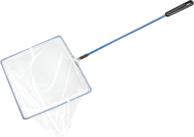 AQUANEAT Aquarium Fish Net, Small Fish Tank Cleaning Net, Food Wastes Skimmer for Small Ponds and Pools