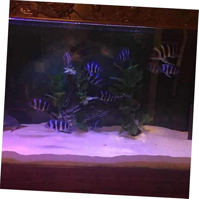 LIOOBO 500g Pure White Sand Natural Quartz Aquarium Bottom for Fish Tank Decor