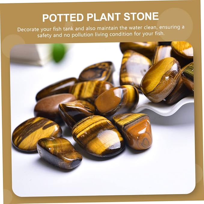 GLEAVI 1pack Decorative Gravel for Fish and Aquarium Landscape Eye Stone for Potting Fountains and Craft Projects Smooth Finish Versatile Use