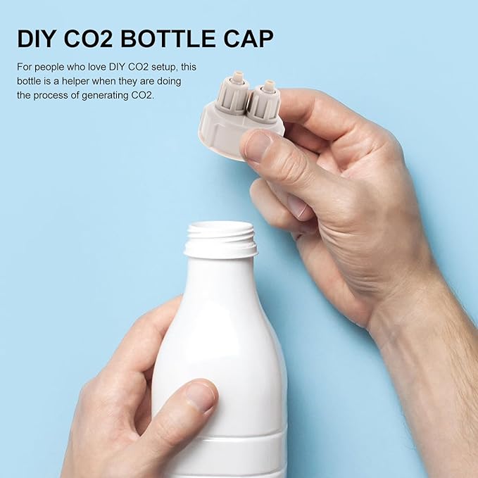 BESPORTBLE 2Pcs DIY Reactor Air Fittings Multitools Aquarium Accessories Fish Tank Aquarium DIY Quick Bottle Cap Air Diffuser Generator Part Quick Bottle Cap Air Diffuser Generator Parts