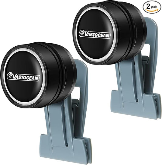 Blulu 2 Pcs Magnetic Seaweed Feeding Clips Saltwater Aquarium Tank Accessories Algae Magnet Seaweed Feeder for Fish and Aquatic Pets, Automatic Fish Feeder