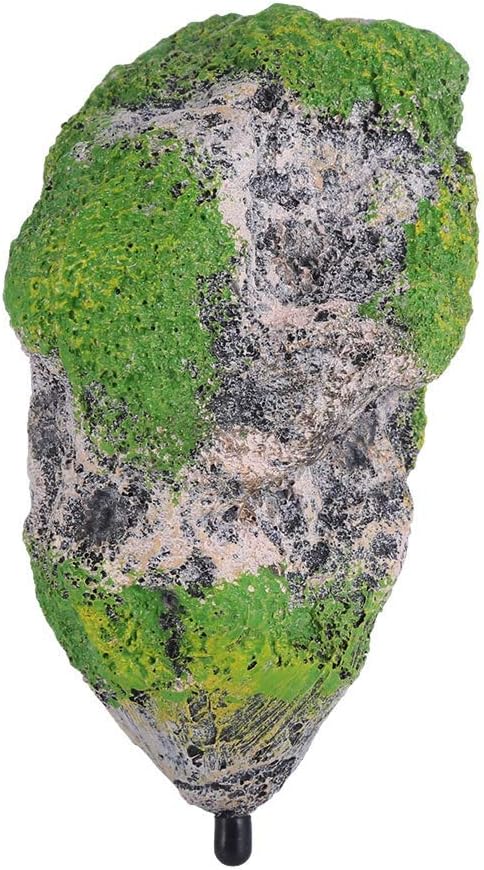 Zerodis Artificial Suspended Rock,Floating Moss Rocks Resin Stone Decorations Flying Suspended Stone Decoration(S)