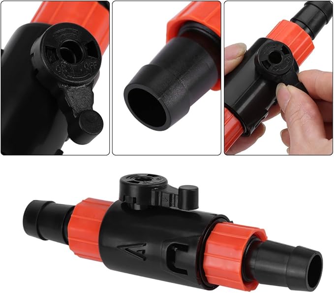 Aquarium Water Control Valve, Aquarium Hose Pipe Quick Release Connector Water Control Valve Aquarium Air Control Valves Aquarium Filter Connector for Home (S)