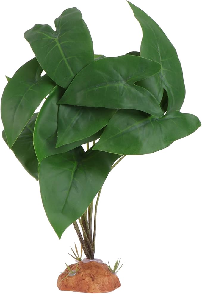 balacoo Essential Reptile Terrarium Decor Lifelike Artificial Plant Easy Install Reptile Box Adornment