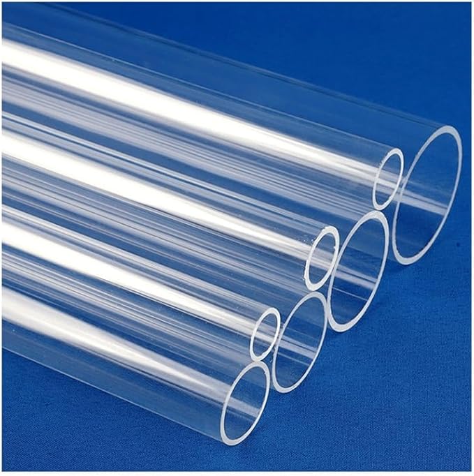 60cm Length Big Size Clear Acrylic Tube 1pcs, for Fish Tank Aquarium Supplies Hydroponics Watering Transparent Pipe (Size : 90mm)