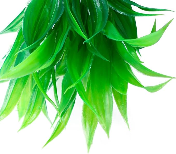 Kopida Artificial Aquarium Plants Plastic Water Grass, Small Size 5 inch Fake Plants Fish Tank Decorations Home Decor Aquarium Accessories