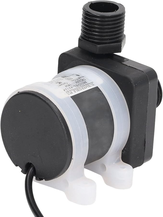 Small Submersible Pump DC12V 20W 800L/h Quiet Fountain Water Pump Brushless Motor for Aquarium Fish Tank Garden Hydroponics