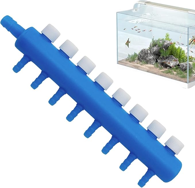 Fish Tank Air Valve – Multi Way Air Flow Controller, Aquarium Airline Tube Splitter | Adjustable Tube Joiner Systems For Aquascapings, Bubble Stones, Tank Filters, Aeration Lines And Water Systems