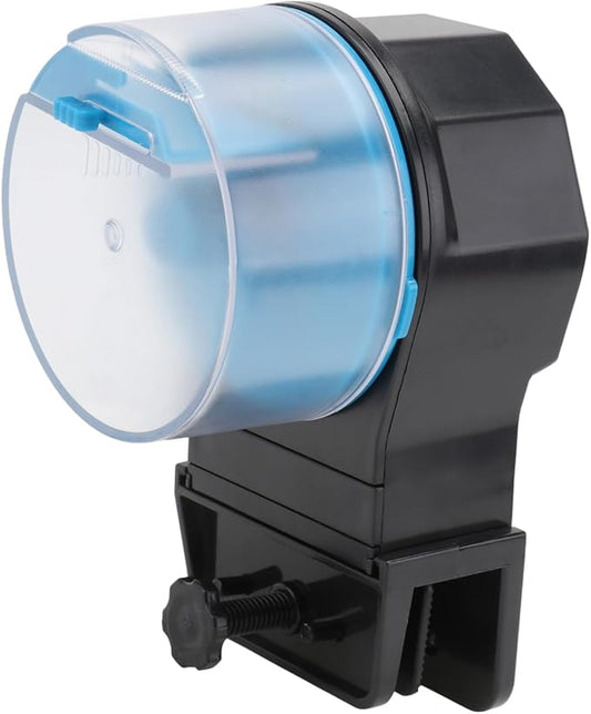 1set Automatic Fish Feeder for Aquariums Feeding Port Easy Design for and Turtles Aquarium Decor Convenient Pet Feeding