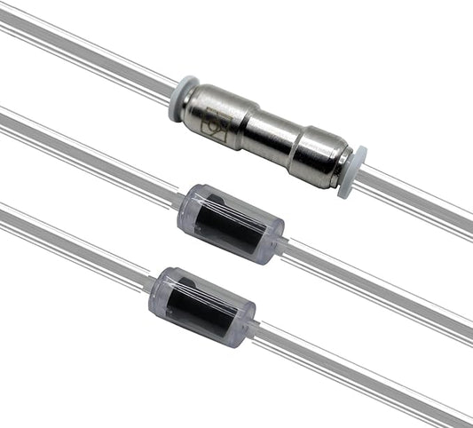 Aquarium Check Valves 1 Way Non-Return Valves Spare Parts Kit for CO2 System & Air Pump