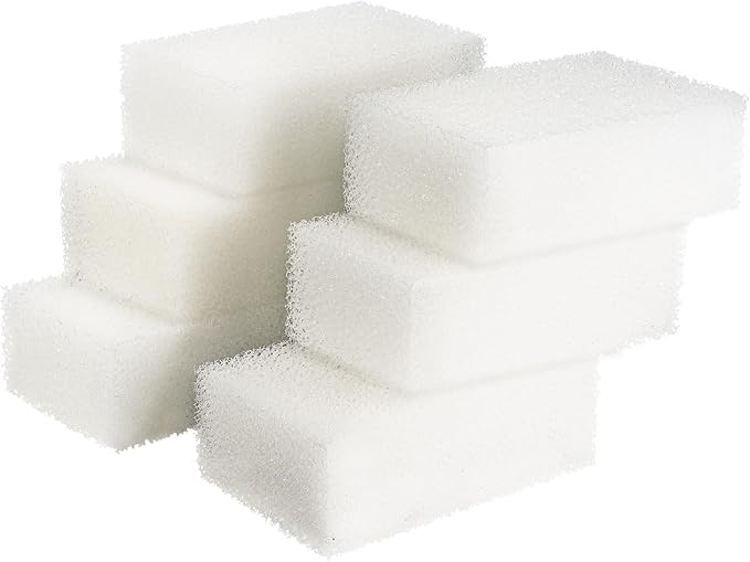 AQUANEAT 6-Pack Replacement Filter Sponge Pads, Aquarium Foam Insert Compatible with AquaClear 70, Fish Tank Filter Media
