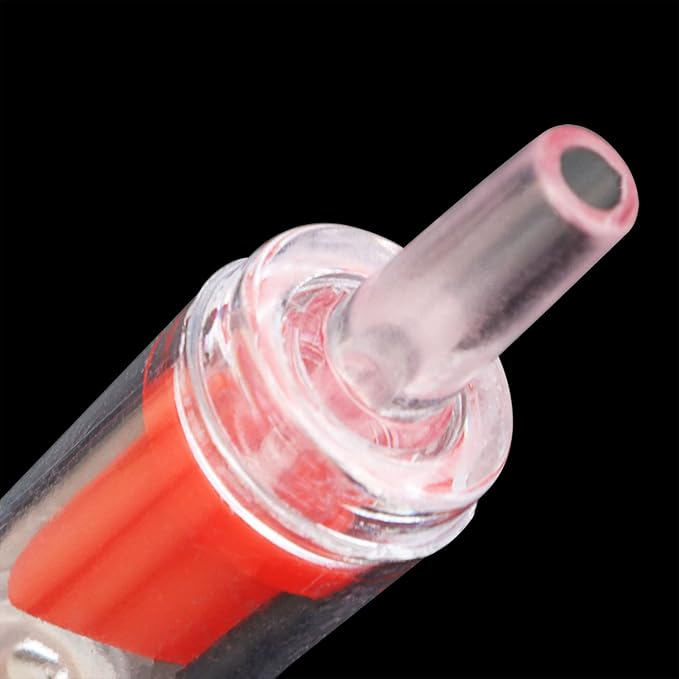 30PCS Red One Way Check Valves Aquarium Air Pump Accessories Kit Airline Tubing with Air Stones Check Valves Suction Cups and Connectors