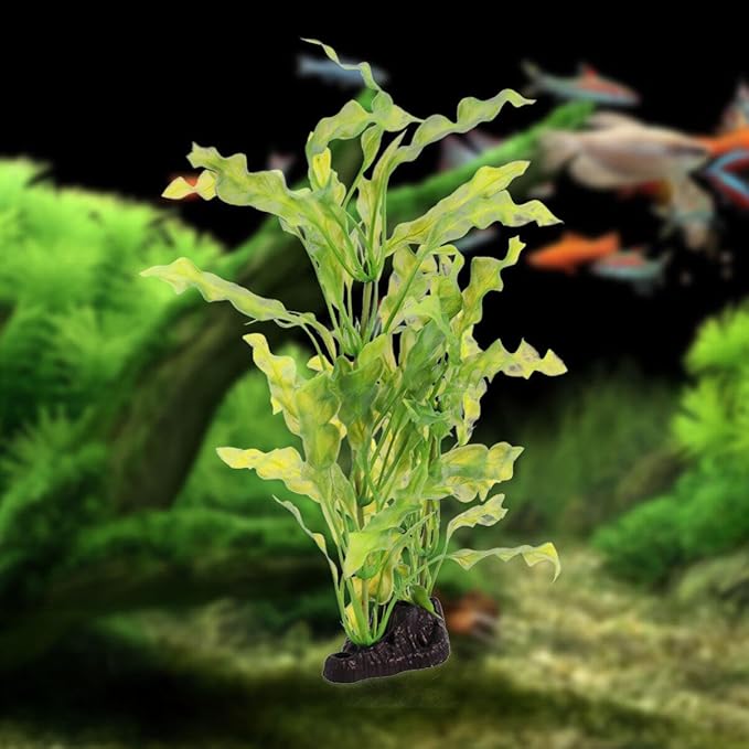 POPETPOP Aquarium Plants - Fish Tank Plant Aquarium Decorations Artificial Kelp Aquatic Plants Plastic Plants for Fish Tank Decorations