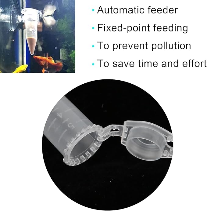 Zerodis 10Pcs V Shape Automatic Fish Feeder, Shrimp Food Feeding Cup Aquarium Red Funnel Cup Automatic Aquarium Fish Food Feeder Feeding Cup with Suction Cup