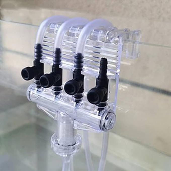 XMHF Aqua Life Air Check Flow Control Switch Gang Valve 4 Way