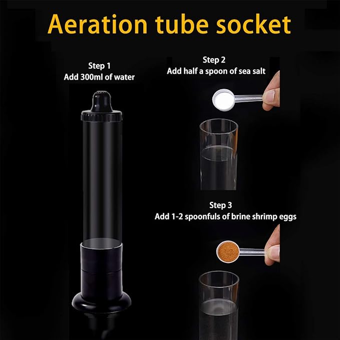 Brine Shrimp Eggs Incubator Hatchery Kit for Aquarium Fish Tank Brine Shrimp Eggs