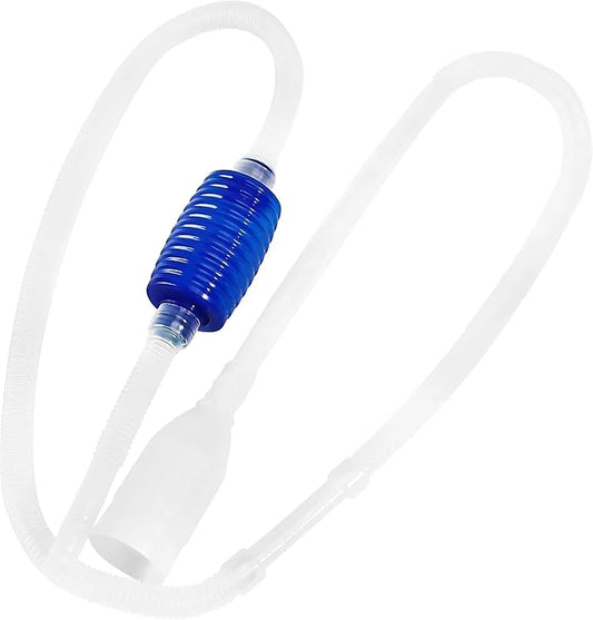 Aquarium Siphon, Fish Tank Cleaner, Aquarium Vacuum, Hand Siphon Hose to Remove and Change Water or Sand in Minutes, Gravel Pump Vacuum for Fish Tank Cleaning Tools