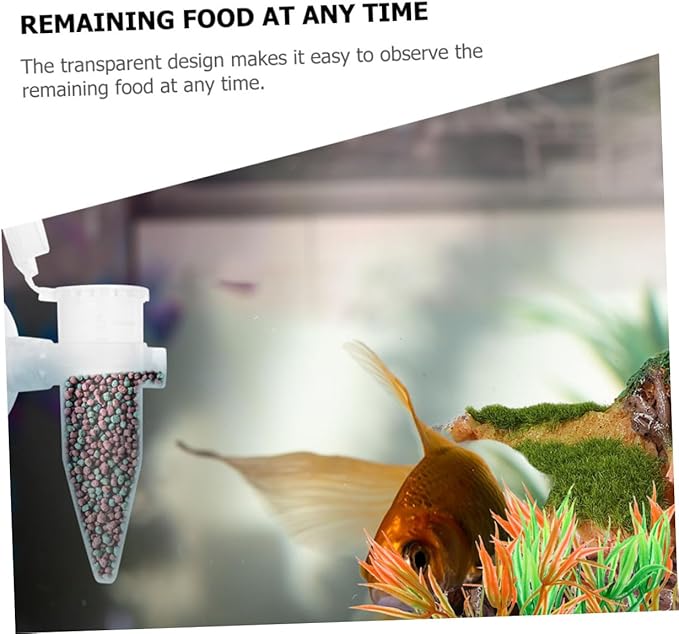 KESYOO Automatic Shrimp Feeder Suction Cup 6pcs Mini Aquarium Fish Food Dispenser Plastic Feeding Cone Cups for Brine Shrimp and Small Fish for Tank Feeding