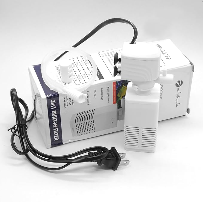 Aquarium Filter - Fish Tank/Turtle Tank Pumps & Filters for 50 to 150 Gallon Tank, Adjustable Oxygenation Amount and Direction (20W for 50~150 Gallon (Medium Sized ）)