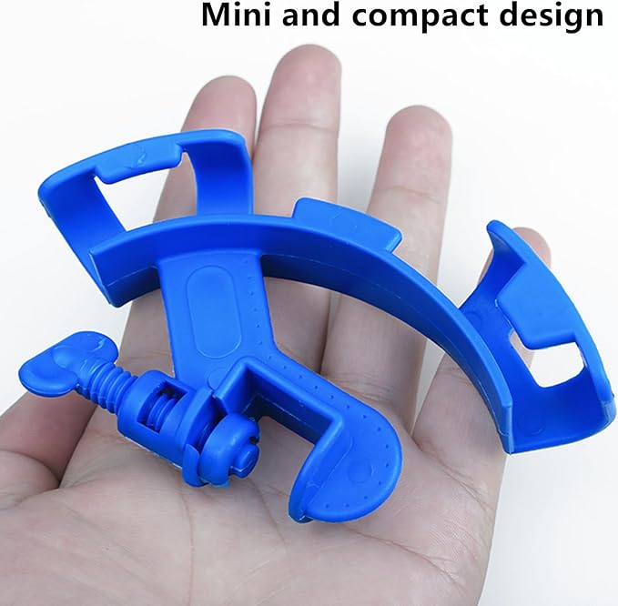 Fish Tank Water Pipe Clamp, Adjustable Fish Tank Tubing Holders Pipe Fixing Bracket, Aquarium Hose Clip Water Changer Holder for Fish Tank Cleaning Water Changing